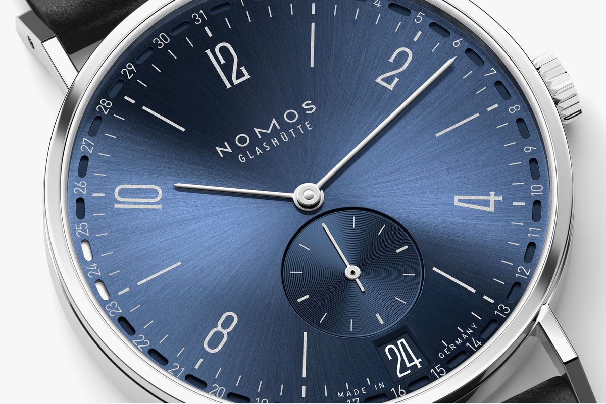 NOMOS Tangente 2date blue — ref. 136