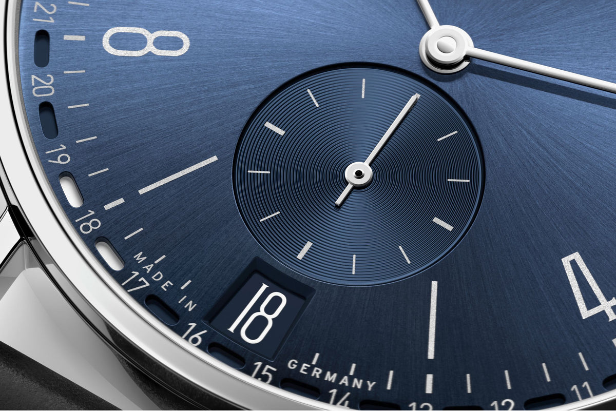 NOMOS Tangente 2date blue — ref. 136
