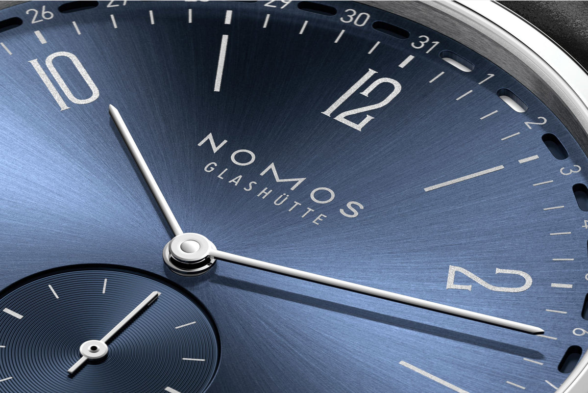NOMOS Tangente 2date blue — ref. 136