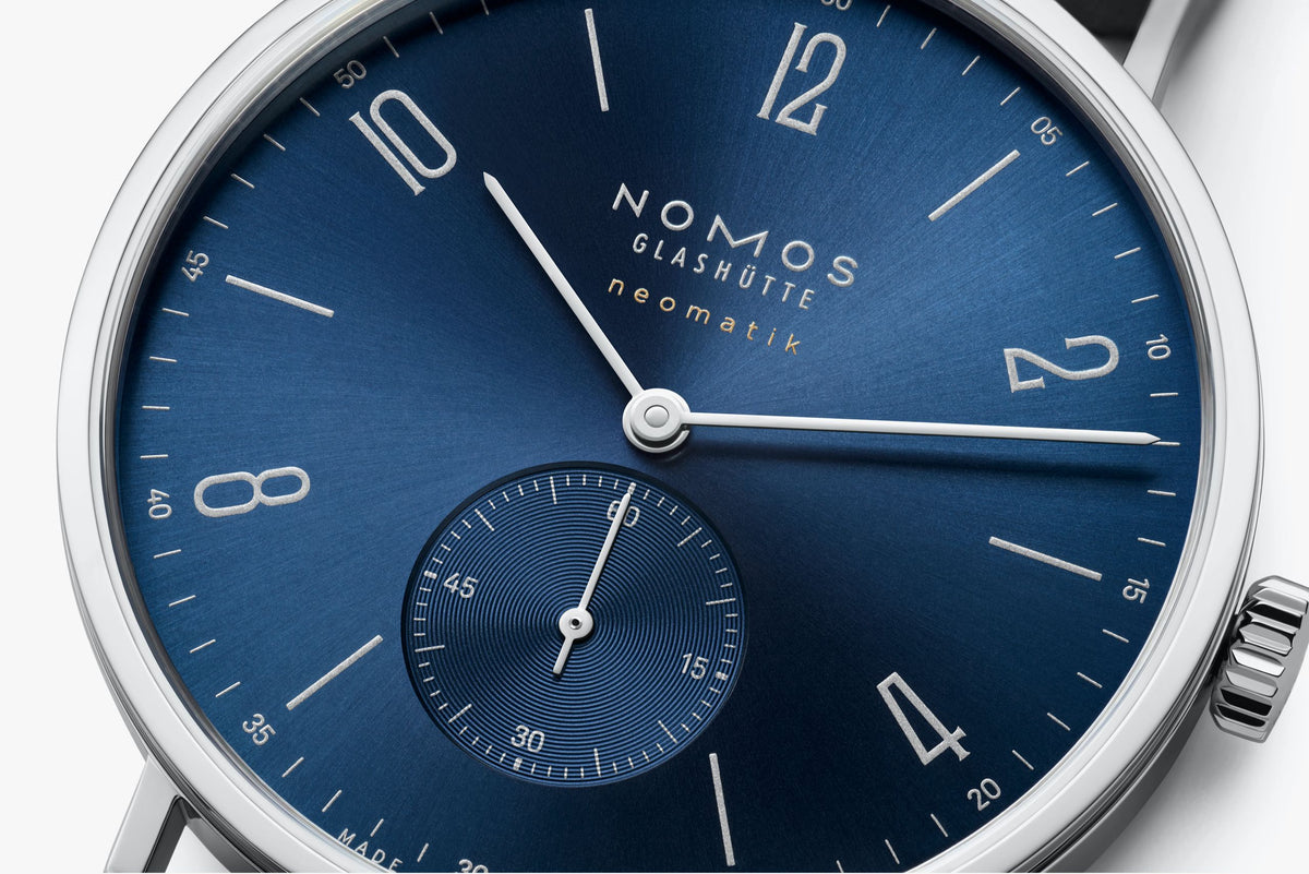 NOMOS Tangente neomatik 39 blue gold — ref. 146