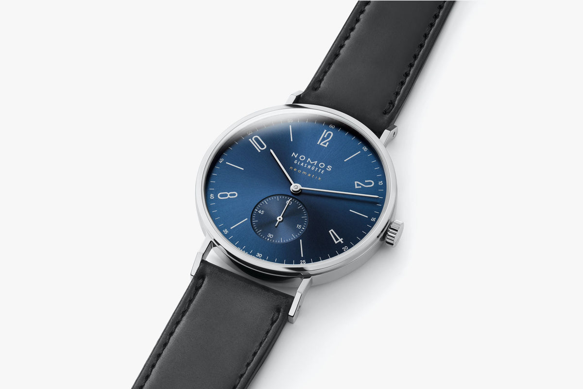 NOMOS Tangente neomatik 39 blue gold — ref. 146