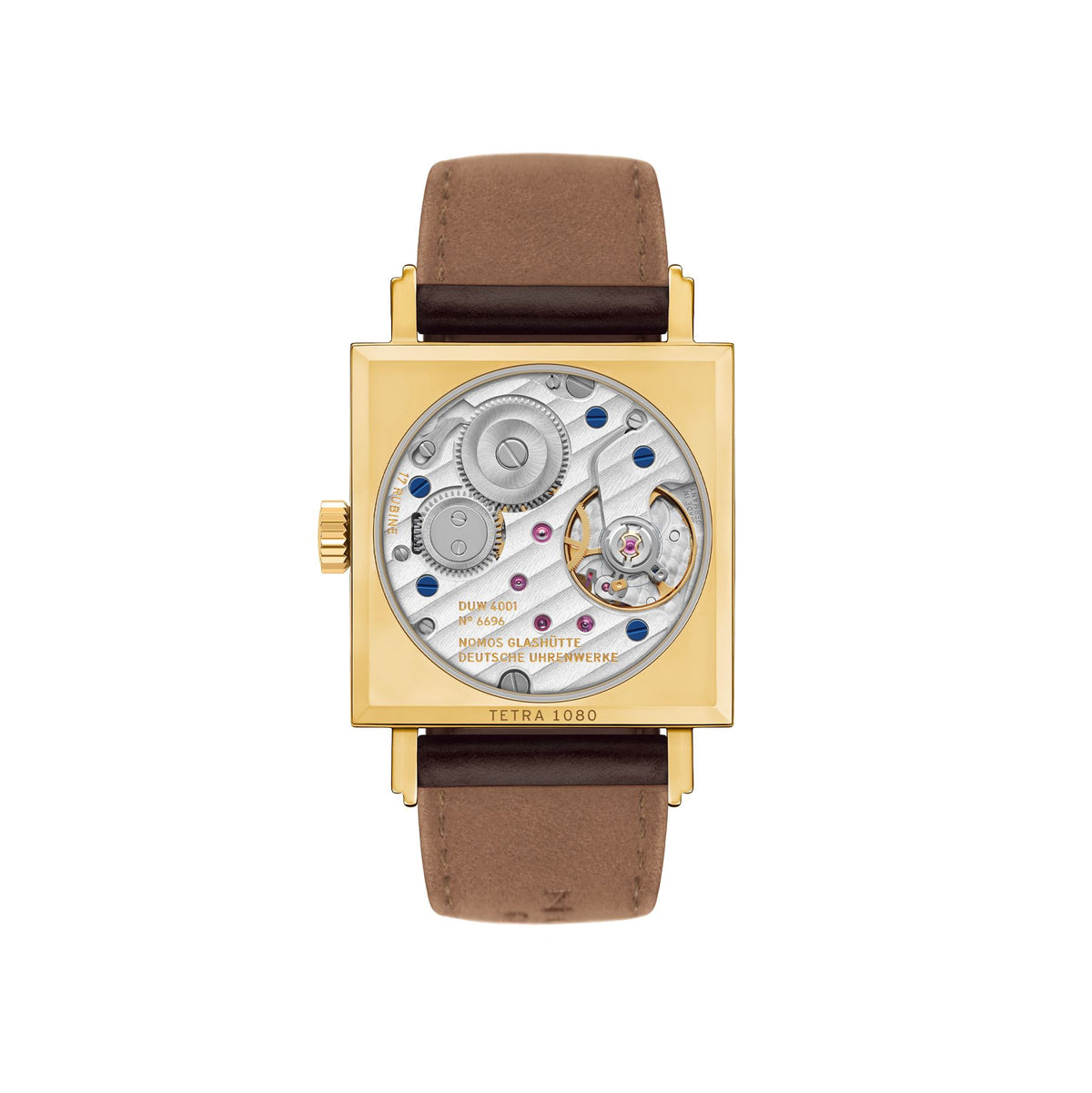 NOMOS Tetra gold 27 doré — ref. 419