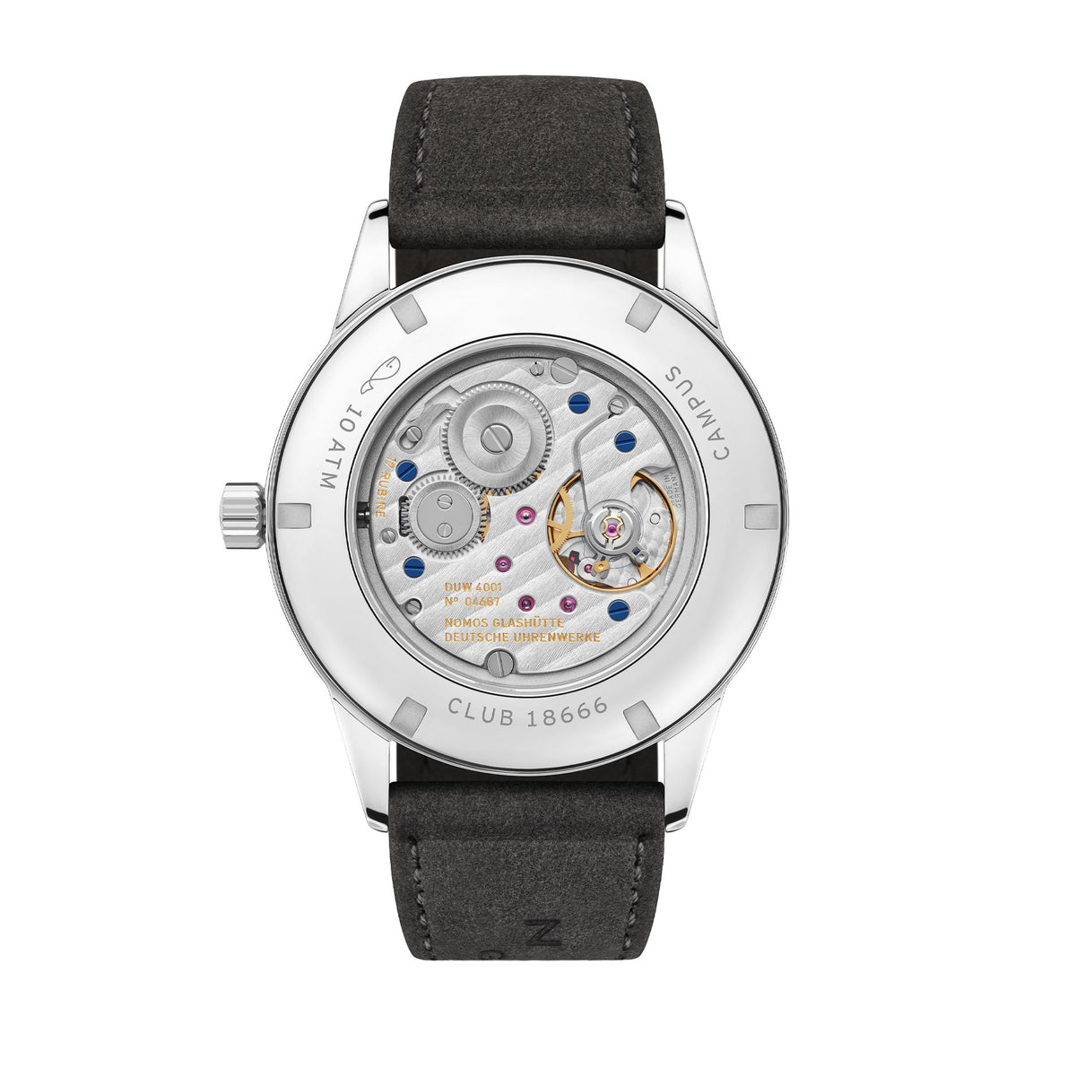 NOMOS Club Campus 38 all olive — ref. 739.GB