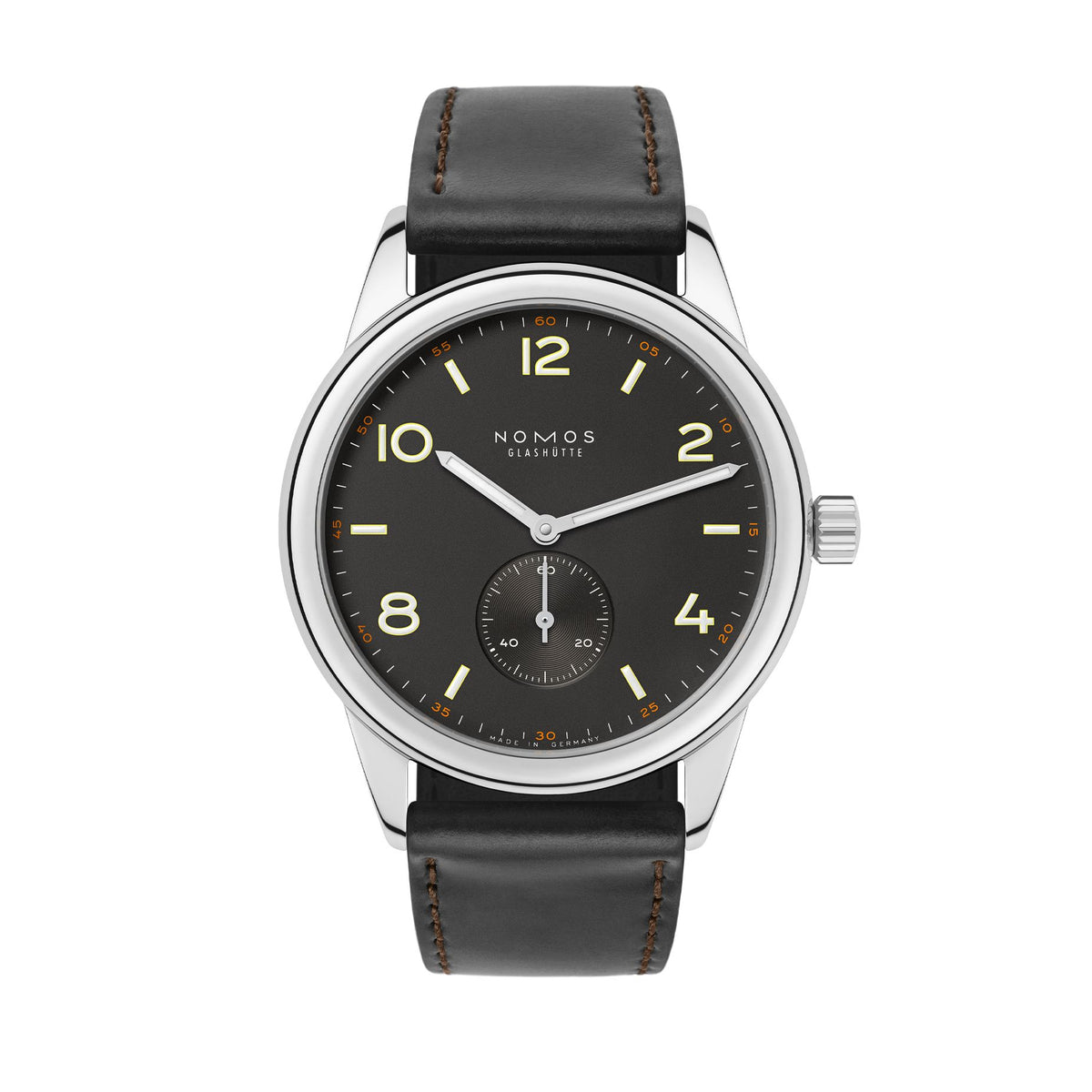 NOMOS Club 38 ruthenium — ref. 770.GB