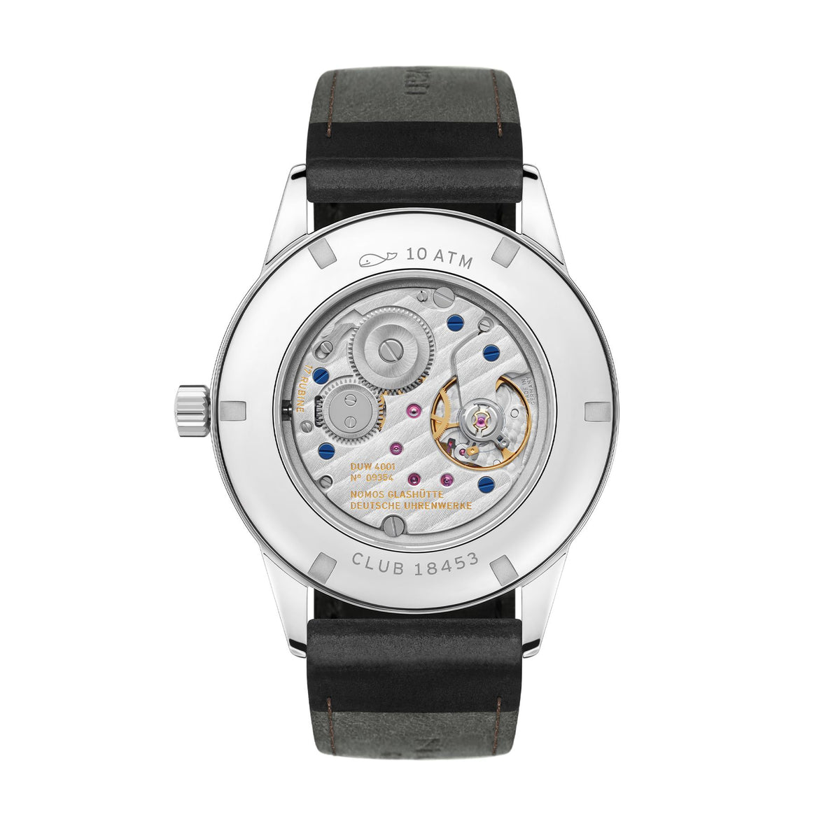 NOMOS Club 38 ruthenium — ref. 770.GB