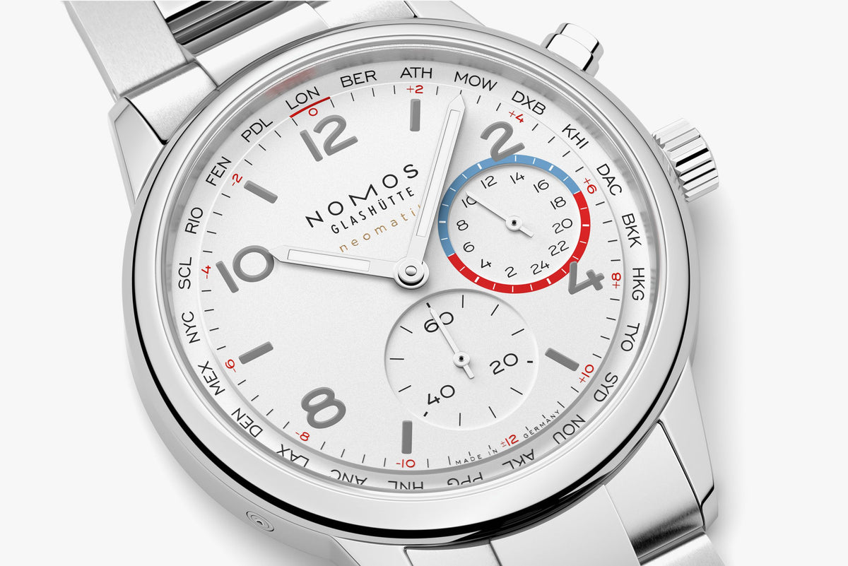 NOMOS Club Sport neomatik Worldtimer — ref. 792.SB