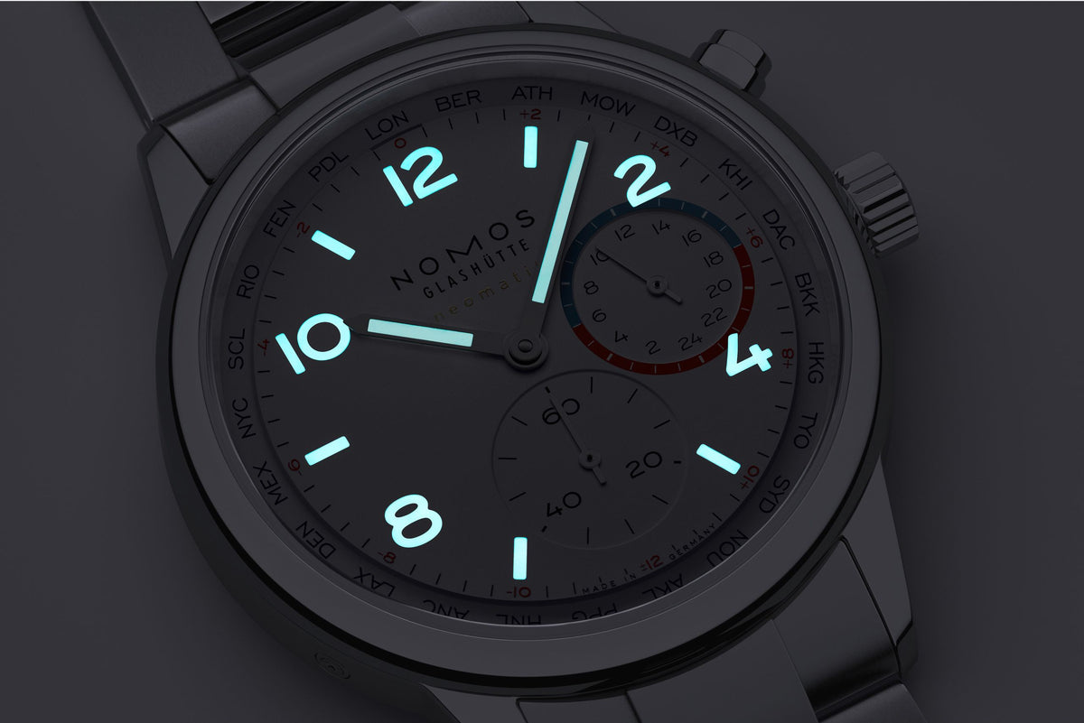 NOMOS Club Sport neomatik Worldtimer — ref. 792.SB