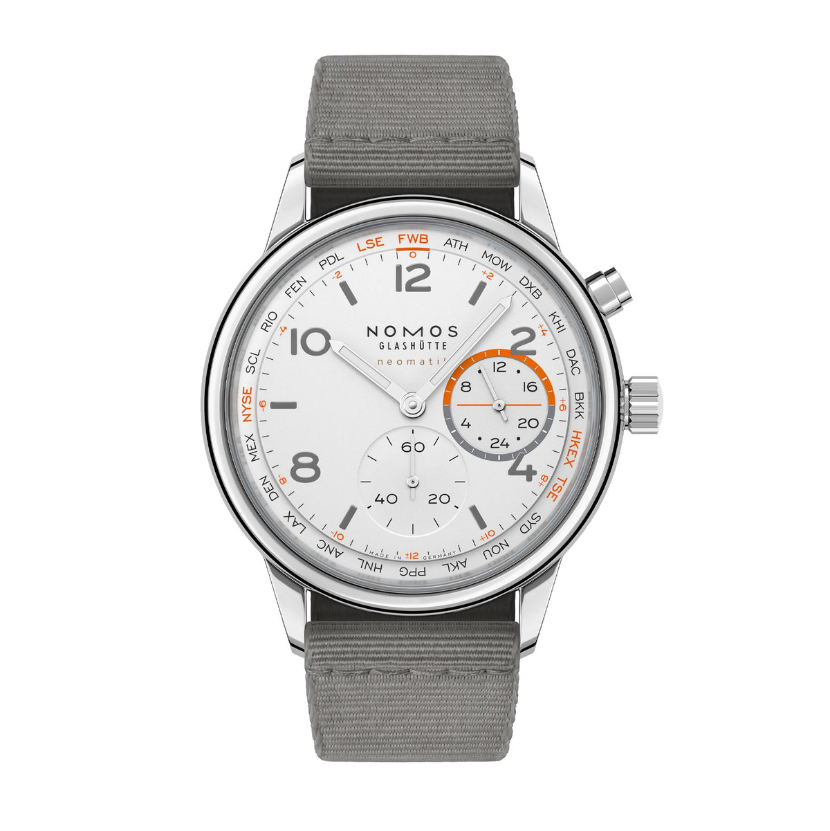 NOMOS Club Sport neomatik Worldtimer – Edition Handelsblatt — ref. 792.S1
