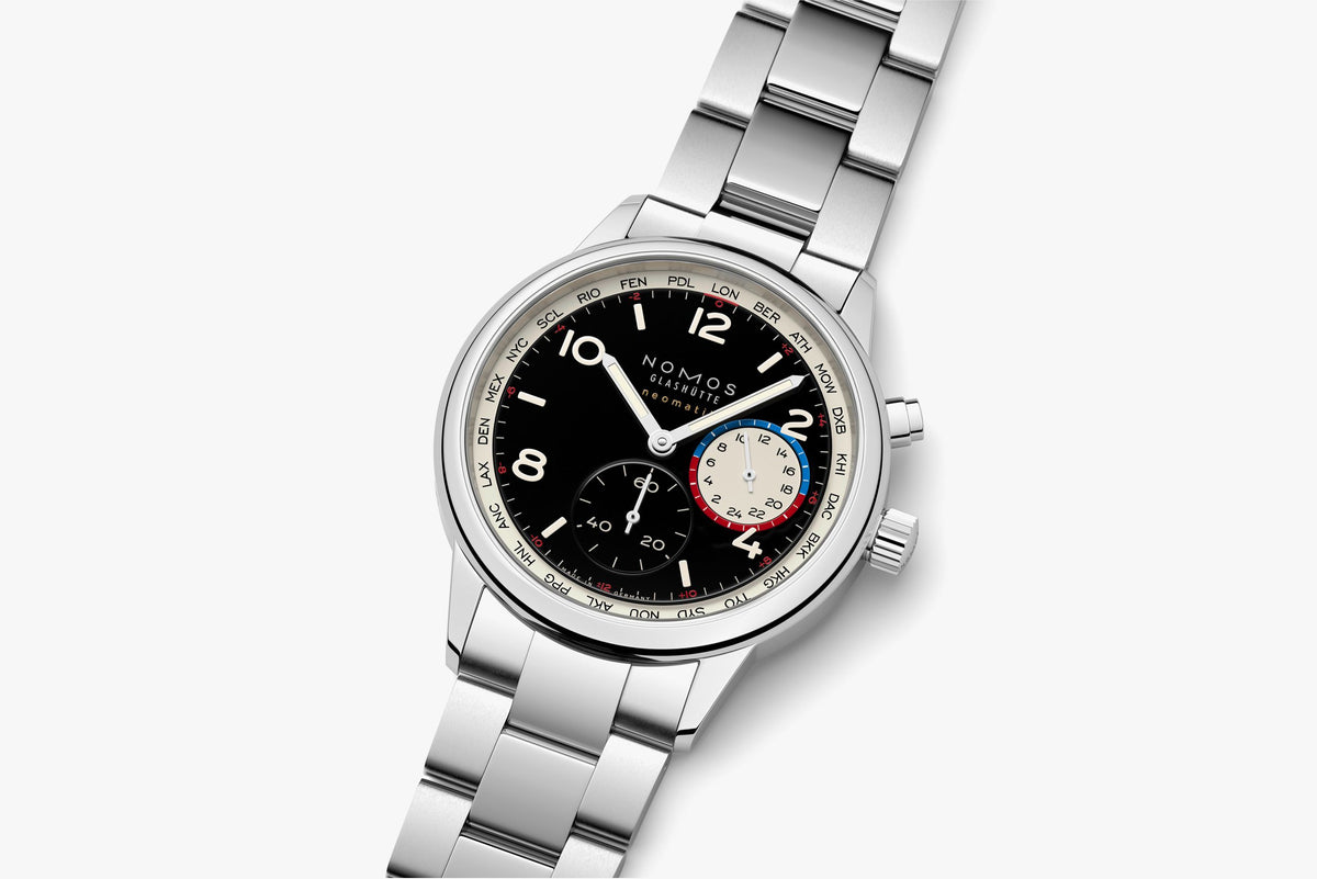 NOMOS Club Sport neomatik Worldtimer dark — ref. 793