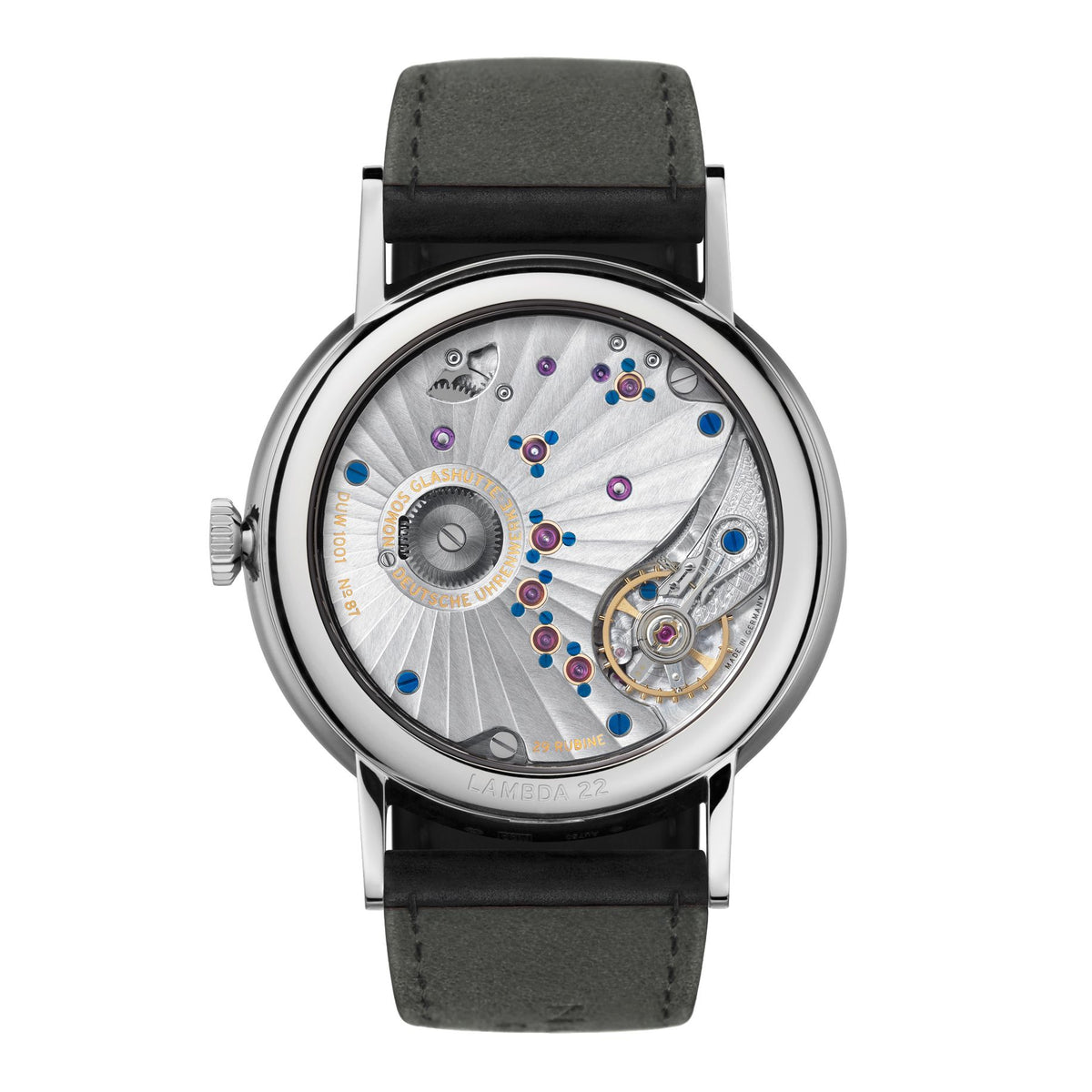 NOMOS Lambda white gold — ref. 931