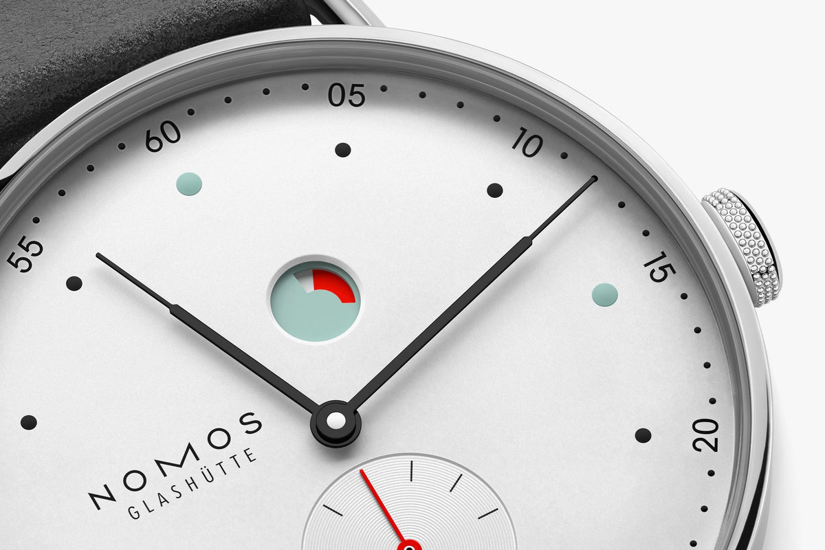 NOMOS Metro date power reserve — ref. 1101.SB