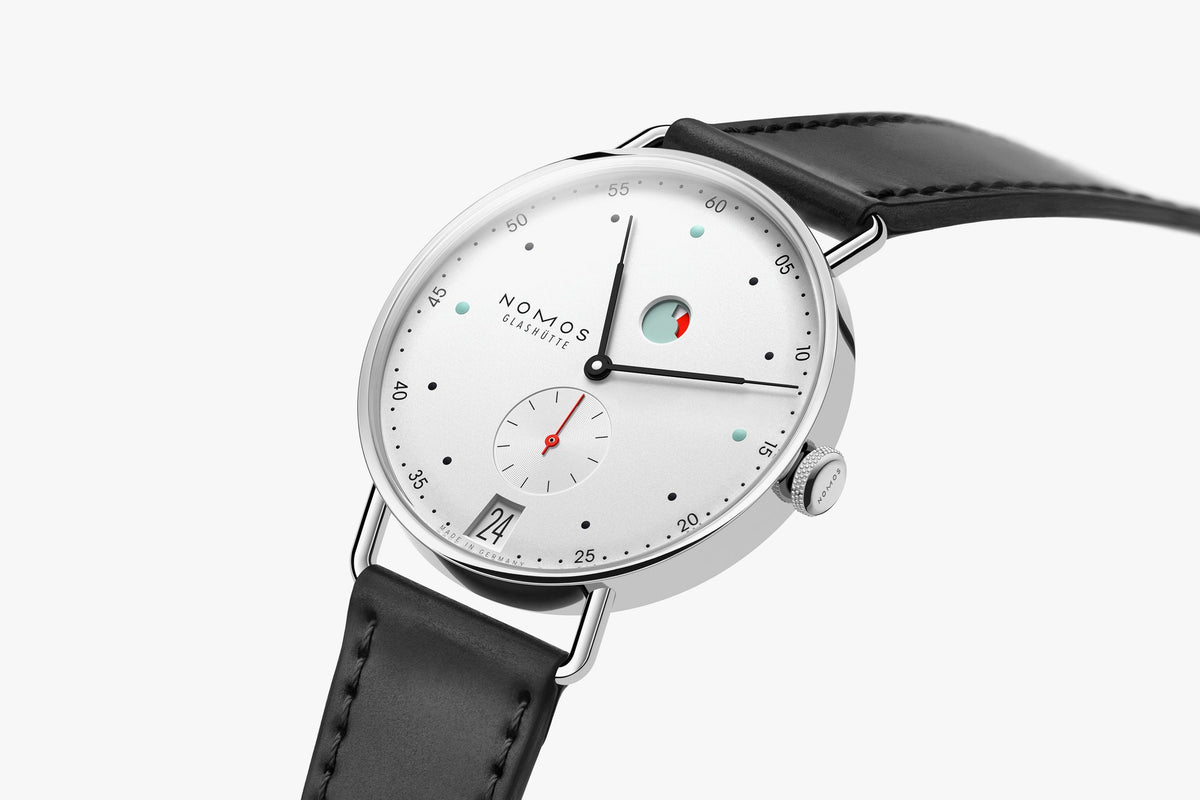 NOMOS Metro date power reserve — ref. 1101.SB