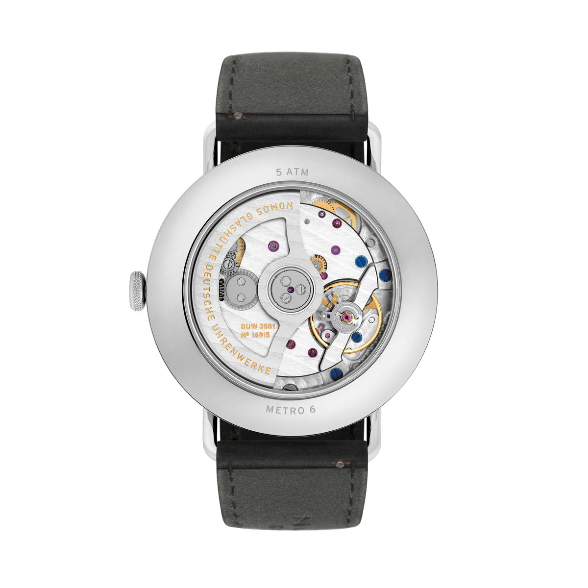 NOMOS Metro neomatik 39 silvercut — ref. 1114