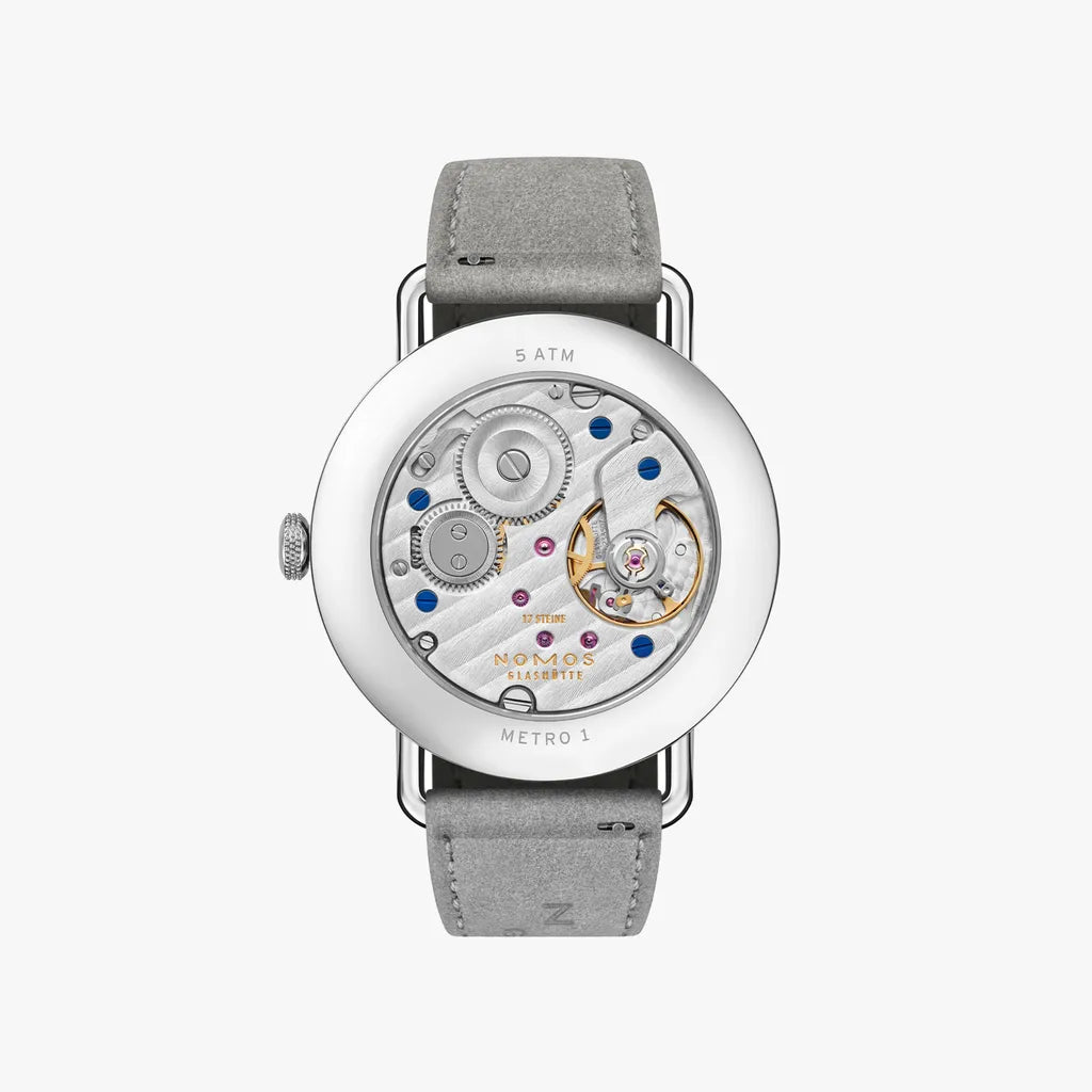 NOMOS Metro 33 all silver-2
