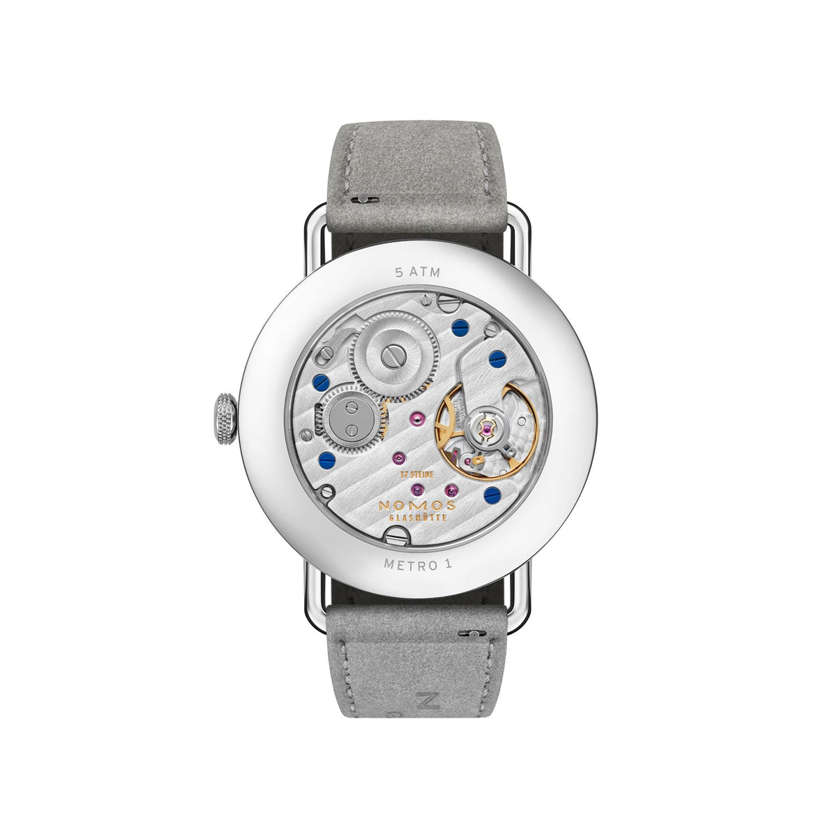 NOMOS Metro 33 all silver — ref. 1122