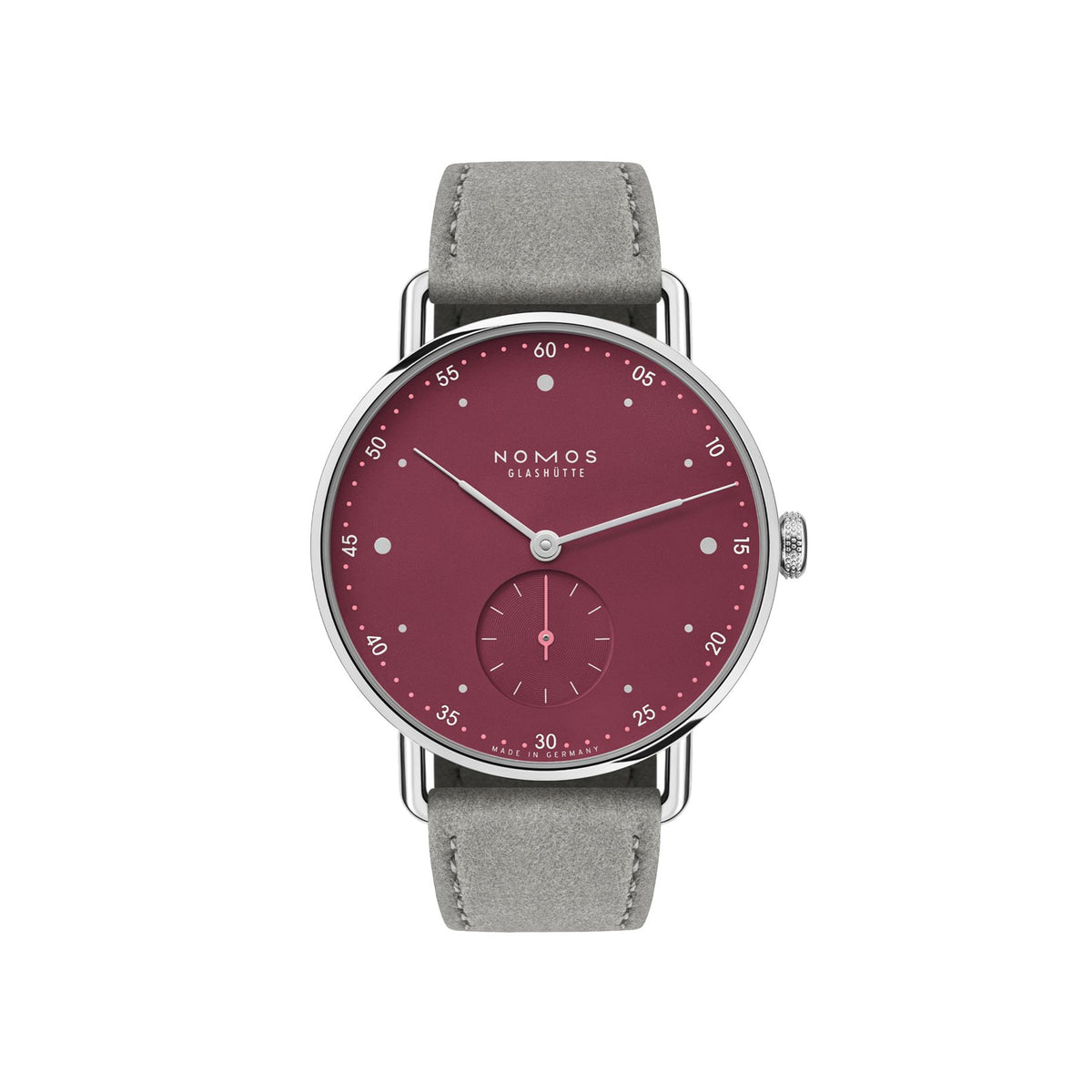 NOMOS Metro 33 muted red — ref. 1123.SB
