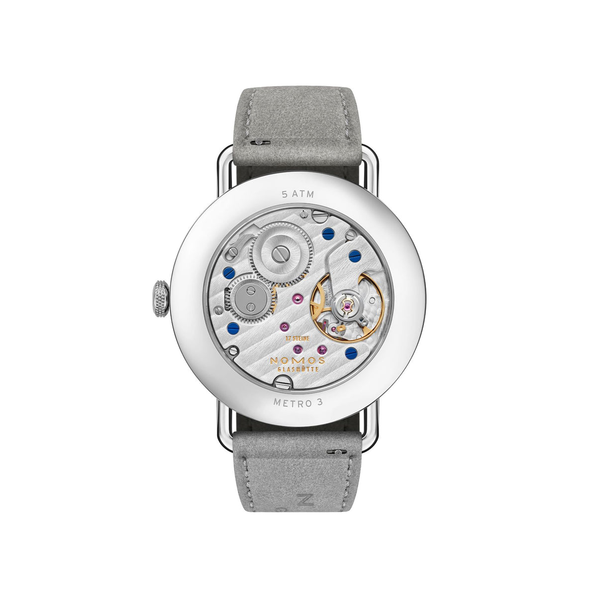 NOMOS Metro 33 muted red — ref. 1123