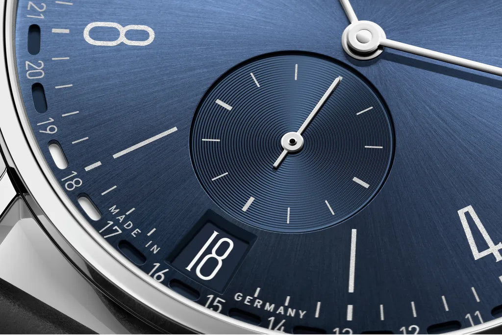 NOMOS Tangente 2date blue 136.SB-3