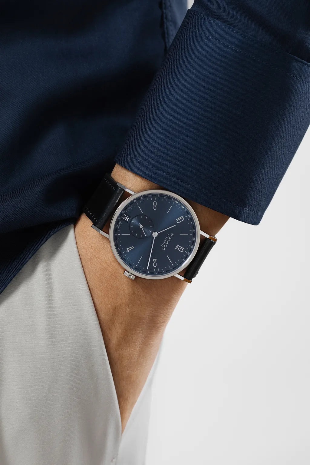 NOMOS Tangente 2date blue 136.SB-4