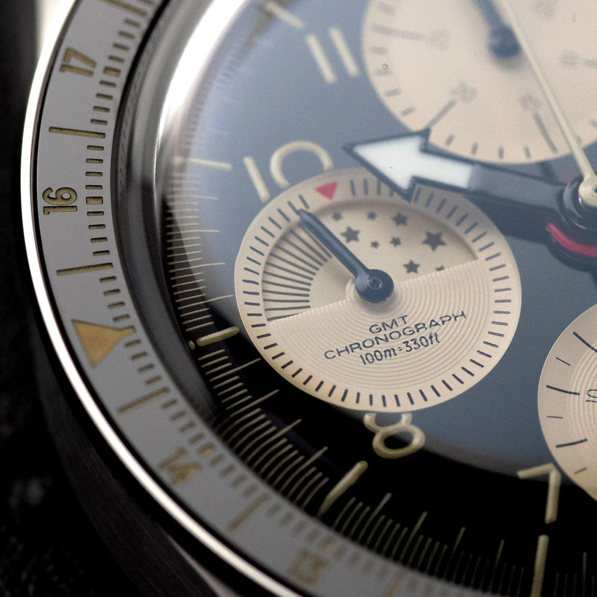 1956 Chrono GMT Black & Sand — 3