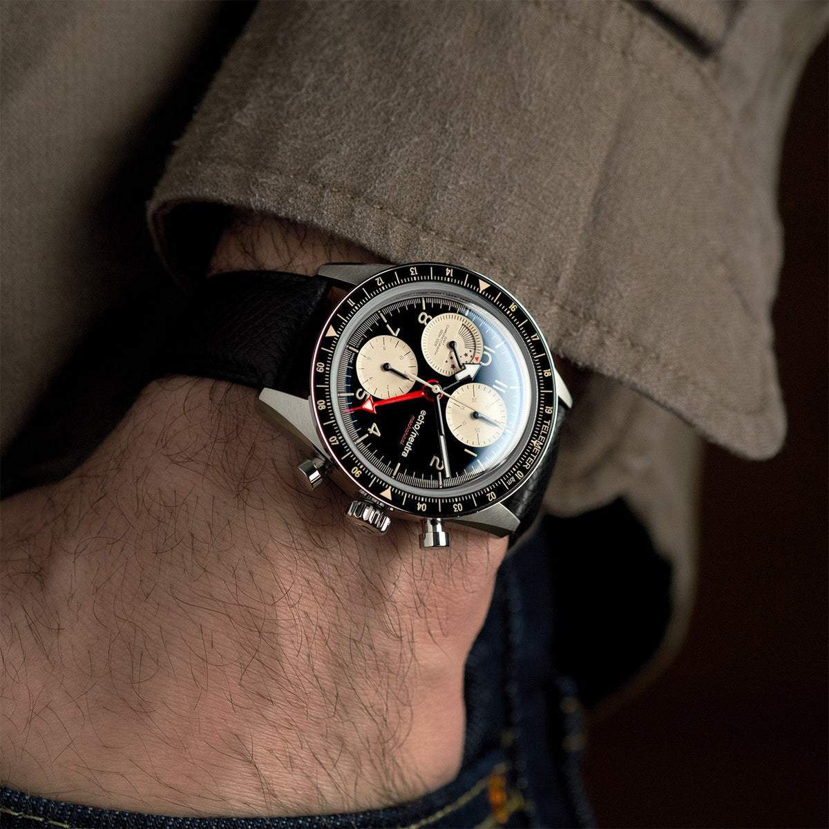 1956 Chrono GMT Black & Sand — 2