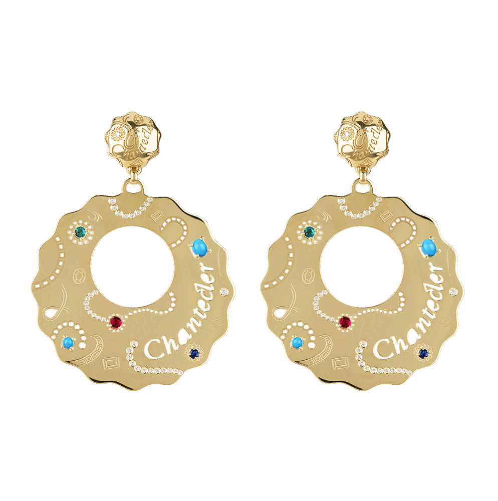 Chantecler Earrings Suamèm Gold 30374