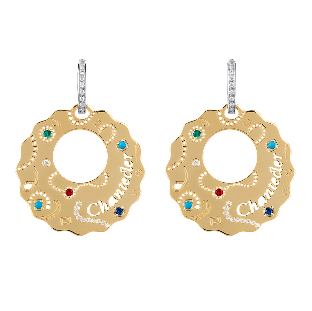 Chantecler Earrings Suamèm Gold 32101