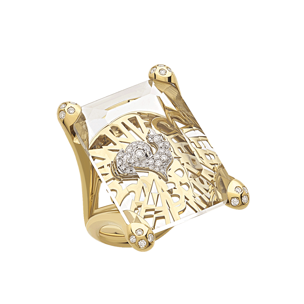 Chantecler Ring Logo Chantecler Gold 40256