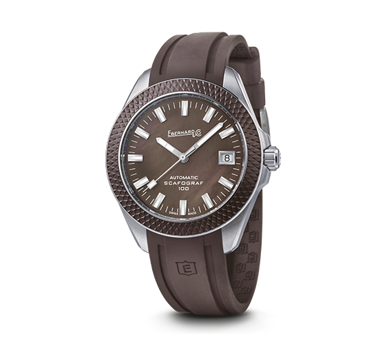 Eberhard & Co. SCAFOGRAF 100 41039.02 CU CIOCCOLATO (gomma)
