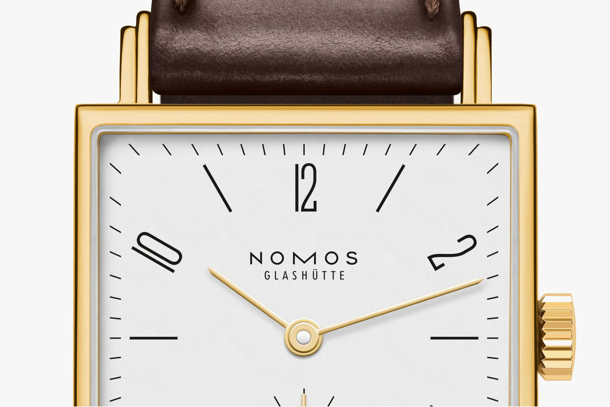 NOMOS Tetra gold 27 doré — ref. 419