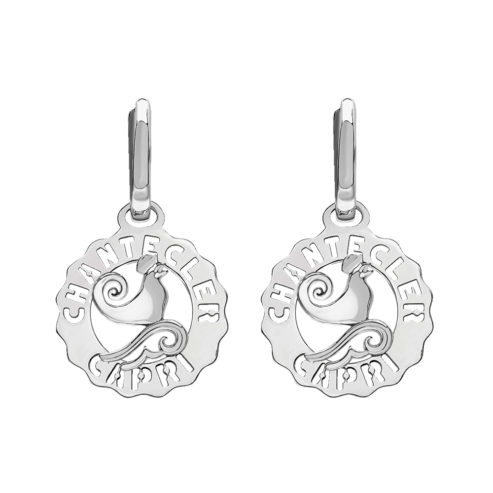 Chantecler Earrings Et Voilà Logo Chantecler Silver 42446