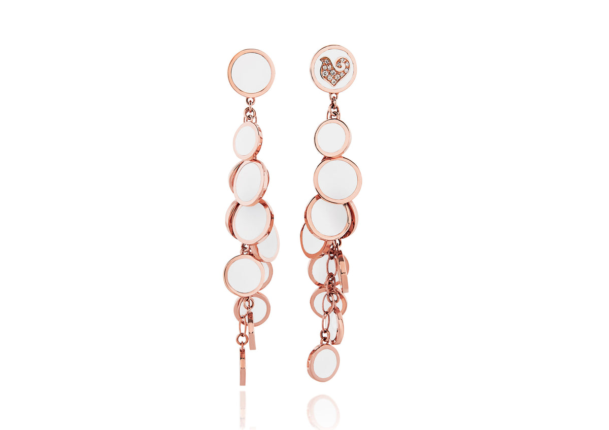 CHANTECLER Earrings Paillettes Gold