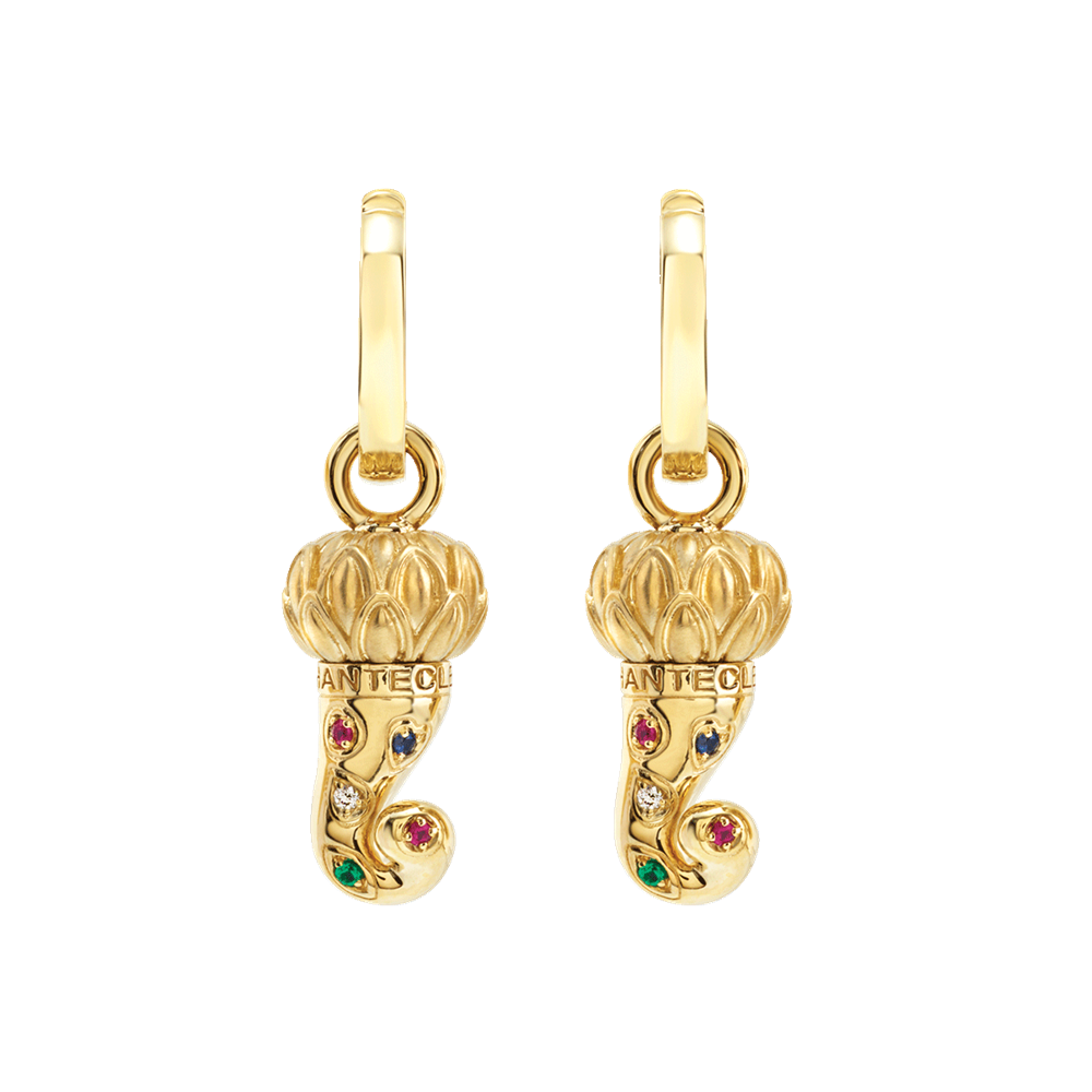 Chantecler Earrings Corni Gold 43708