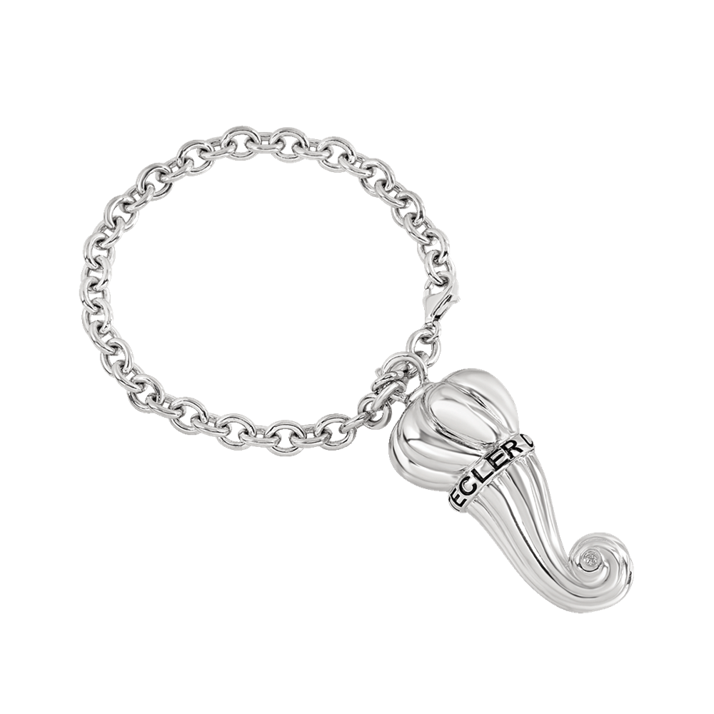Chantecler Keyring Et Voilà Corni Silver 44059