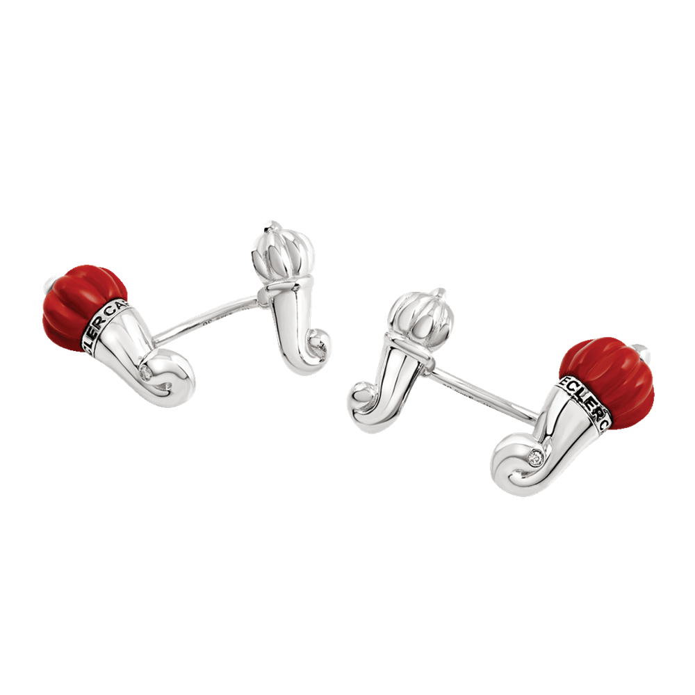Chantecler Cufflinks Et Voilà Corni Silver 44060