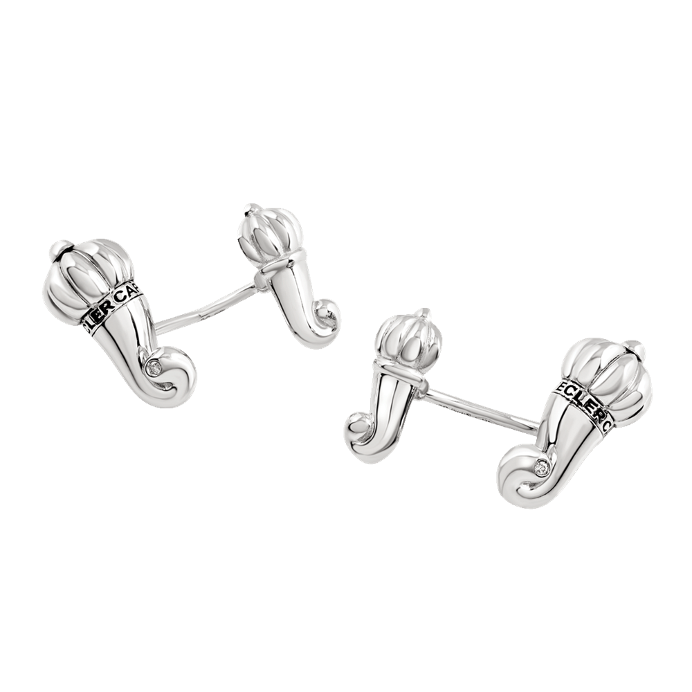 Chantecler Cufflinks Et Voilà Corni Silver 44061