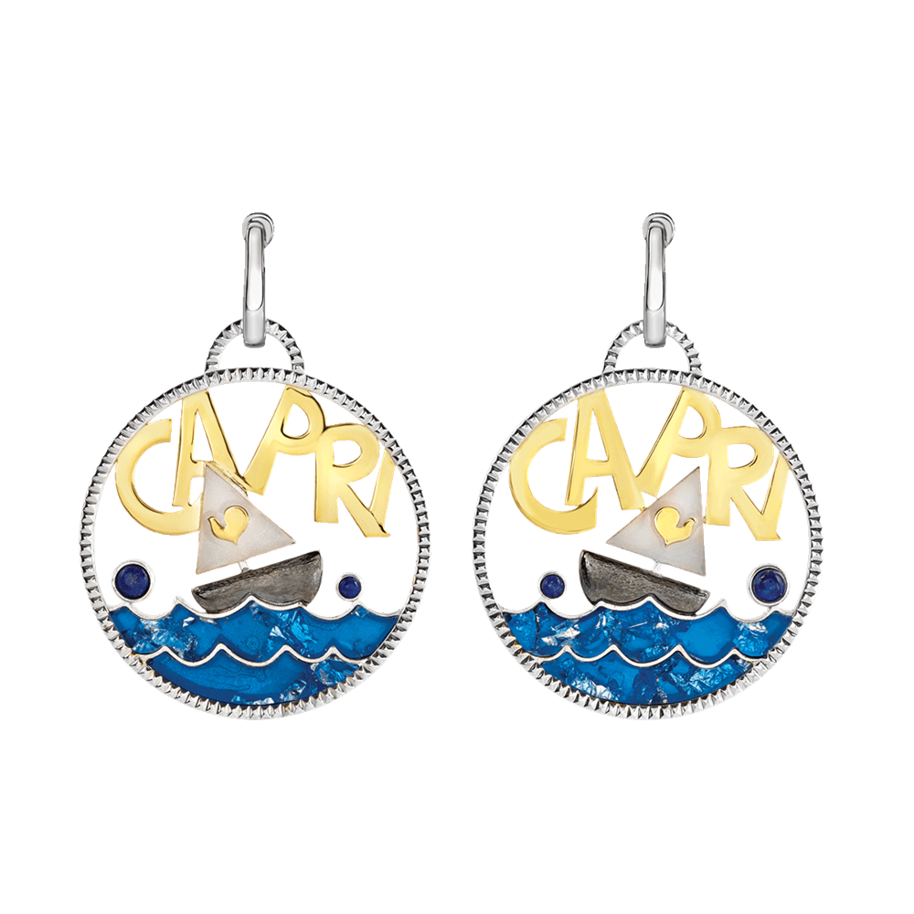 Chantecler Earrings Et Voilà Logo Chantecler Silver 44086