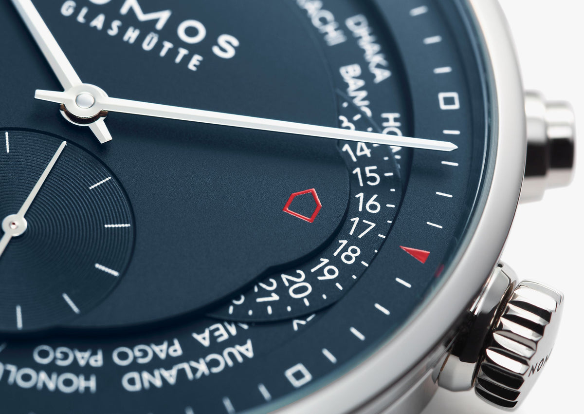 NOMOS Zürich Worldtimer midnight blue — ref. 807