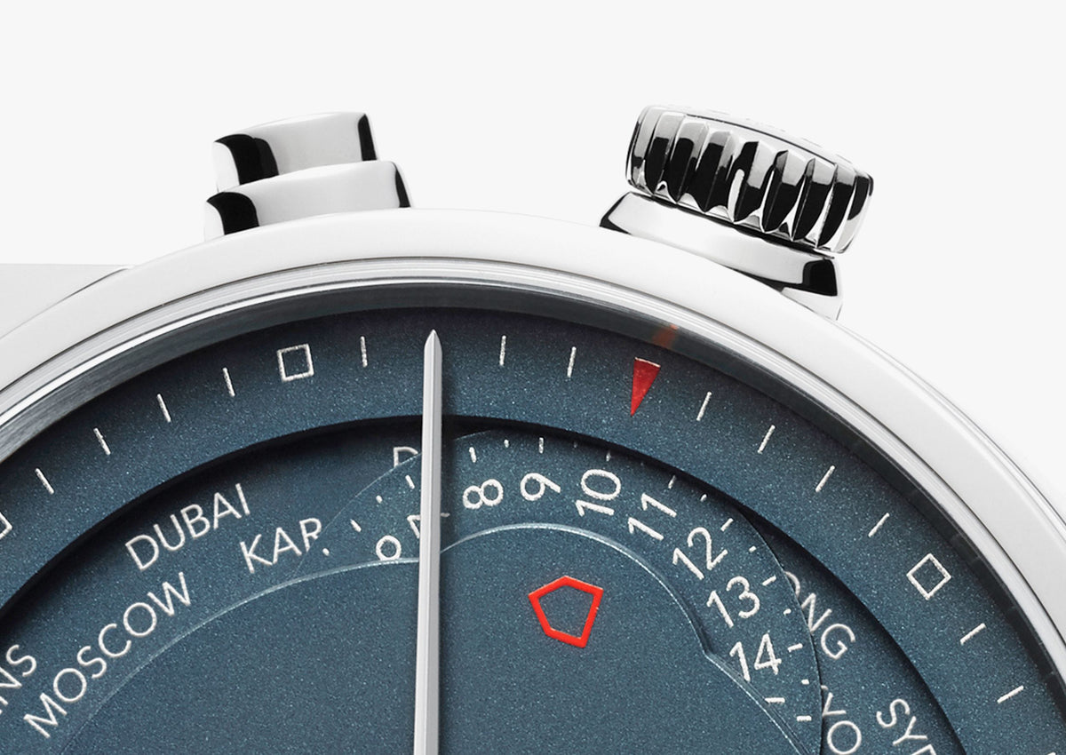 NOMOS Zürich Worldtimer midnight blue — ref. 807