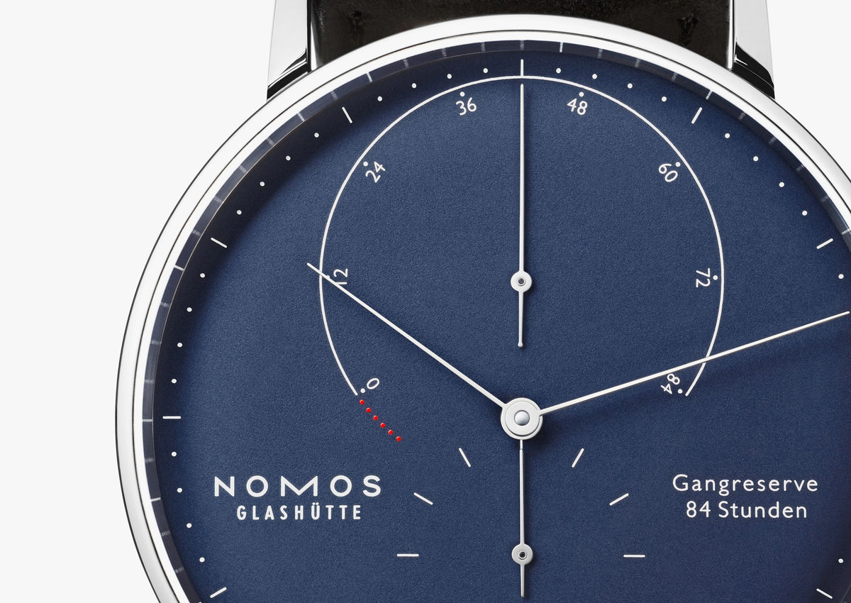 NOMOS Lambda deep blue — ref. 935
