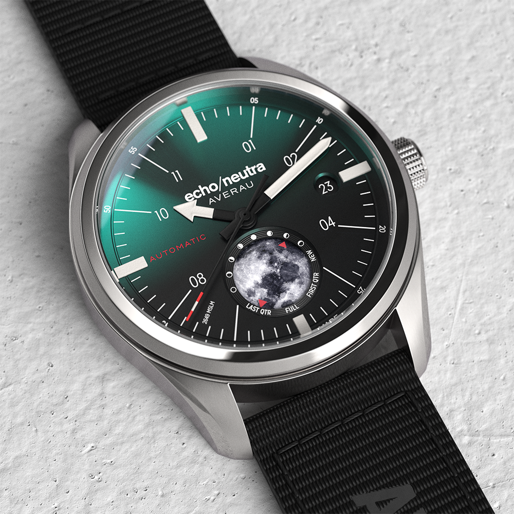 AVERAU 39 Moon phase "Big Moon" Green Degradè — 4