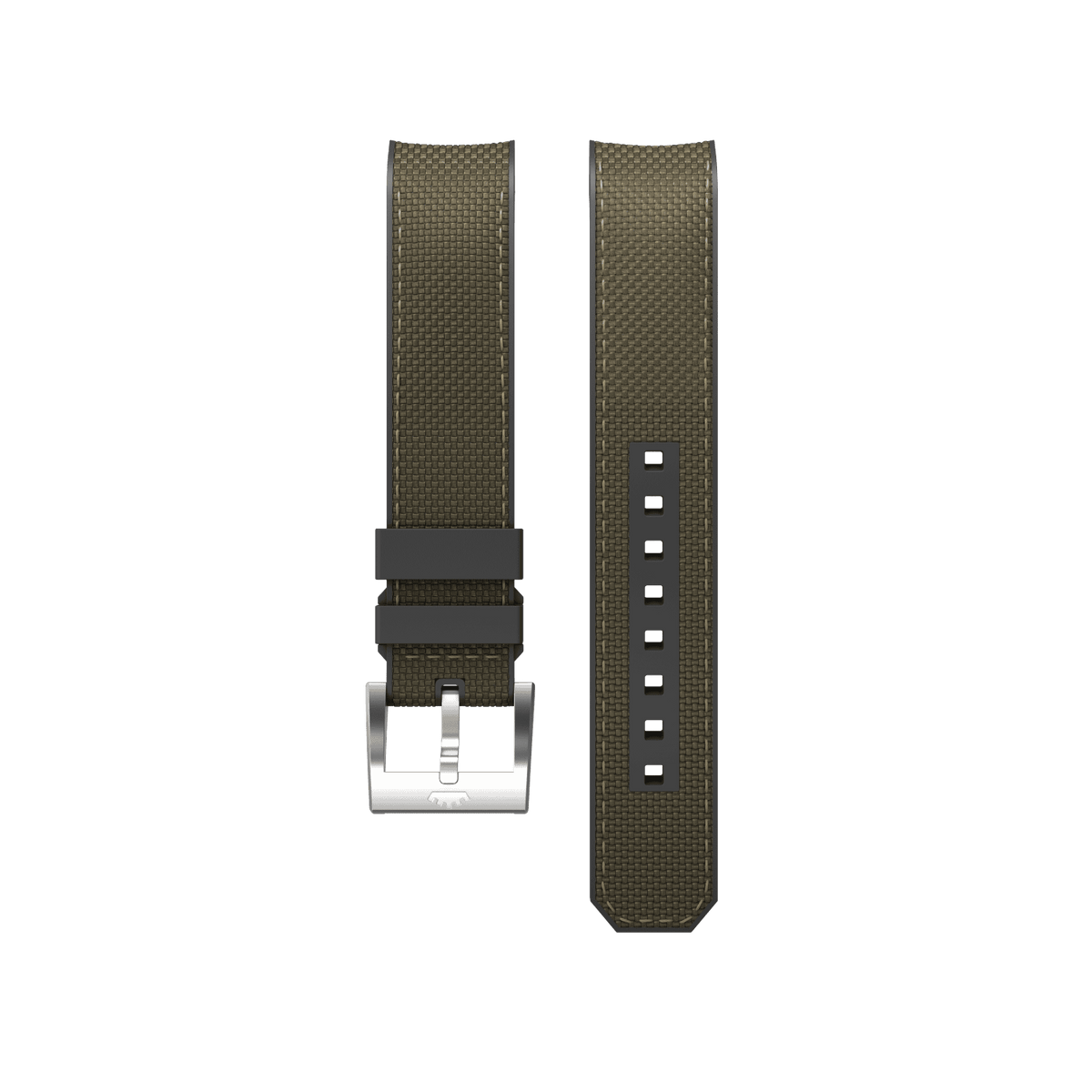 FORTIS B-42 integrated Hybrid Strap Tactical Green | 20mm — 1