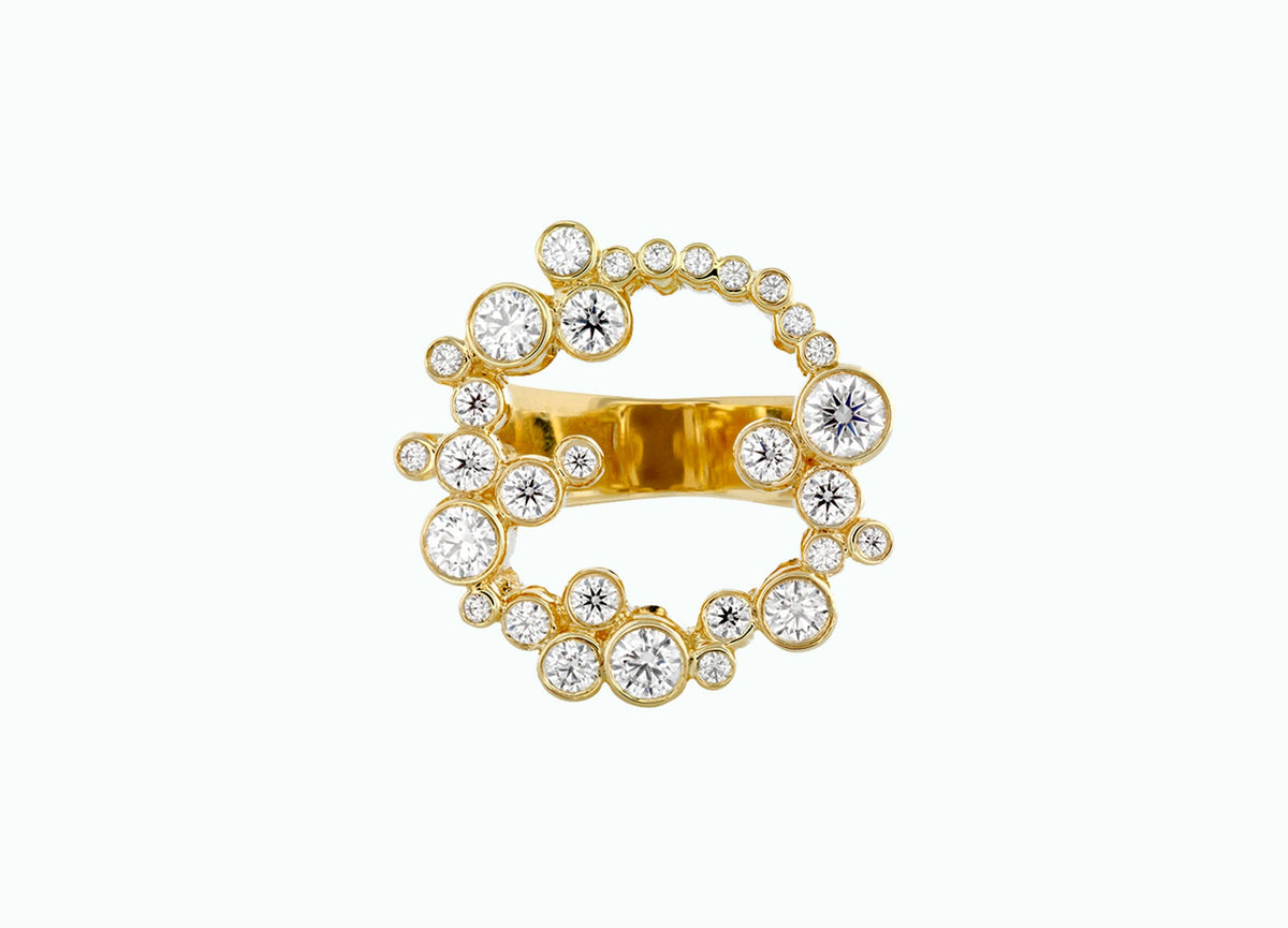 DIAMOND BUBBLE RING