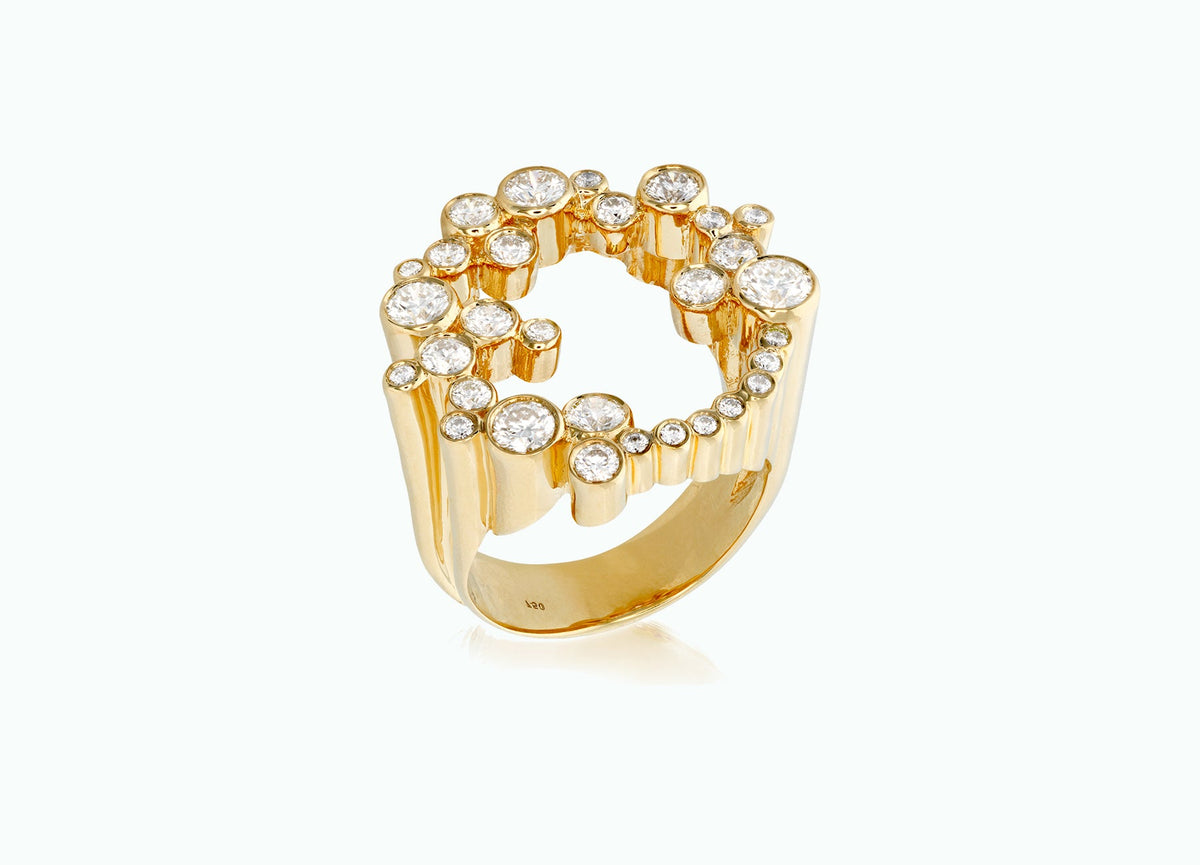 DIAMOND BUBBLE RING