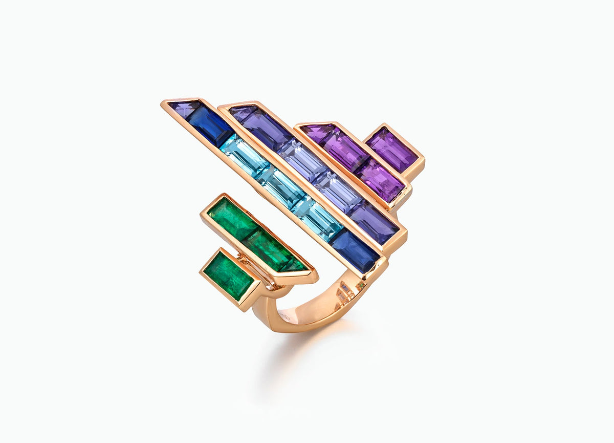 Electric Night Blade Runner Rainbow Ring