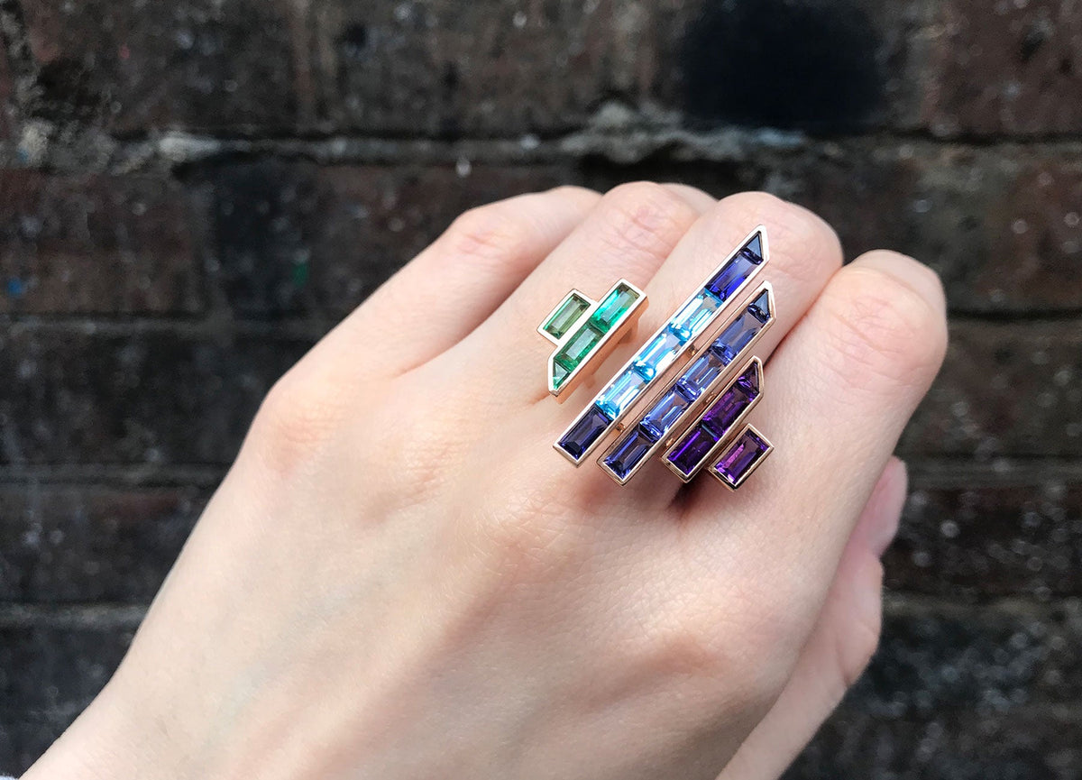 Electric Night Blade Runner Rainbow Ring