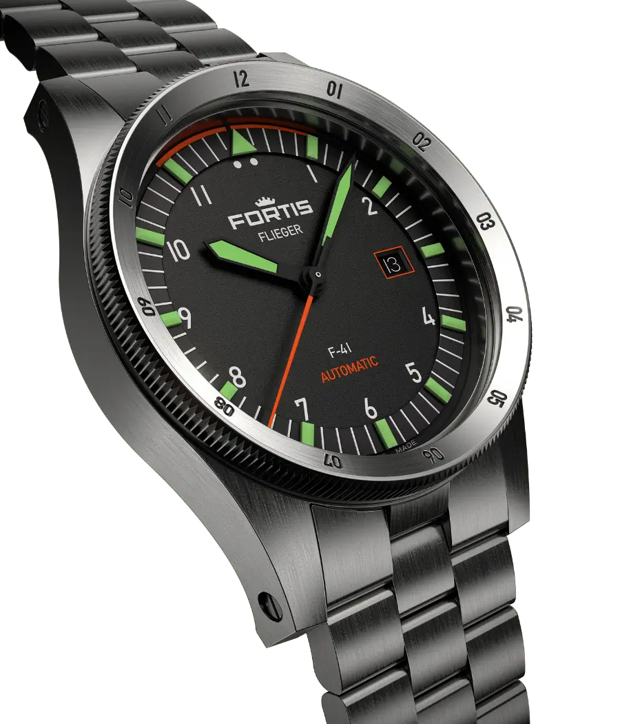 FORTIS Flieger F-41 Original on Block Bracelet — manufacturer detail 3