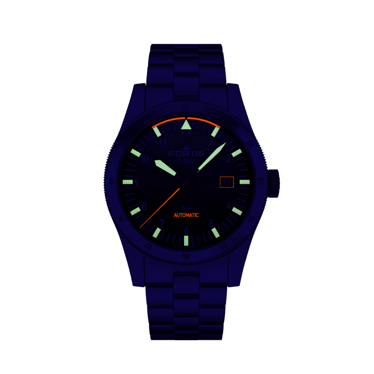 FORTIS Flieger F-41 Original on Block Bracelet — manufacturer detail 5