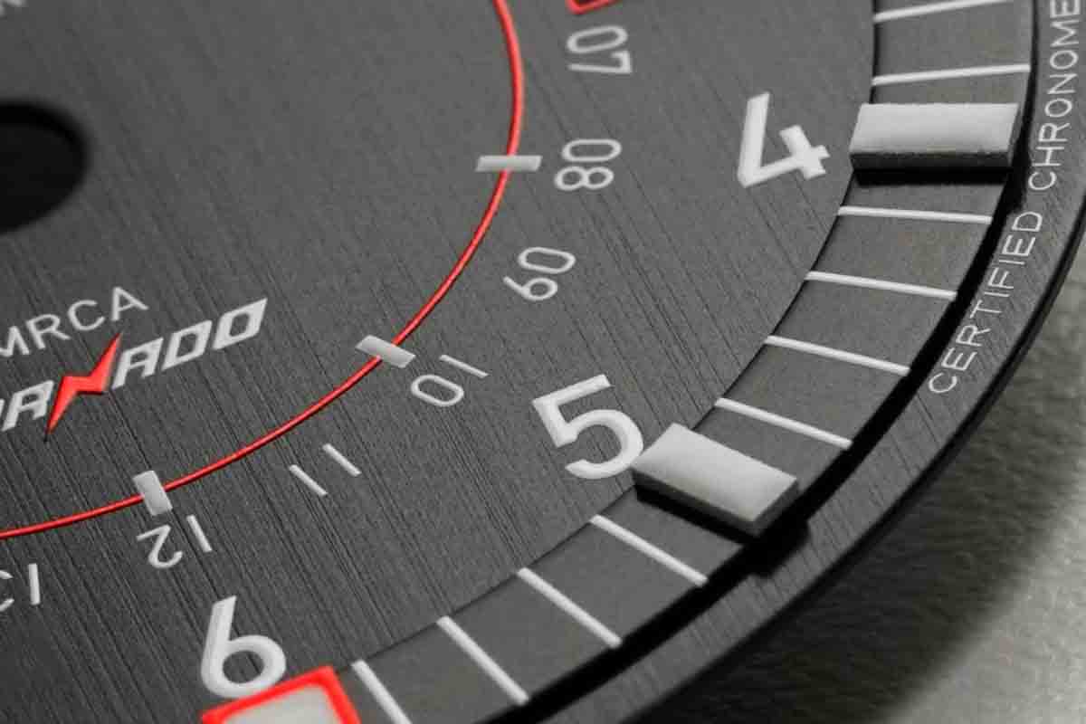 FORTIS Flieger F-43 Triple-GMT Tornado on Aviator Strap — manufacturer detail 2