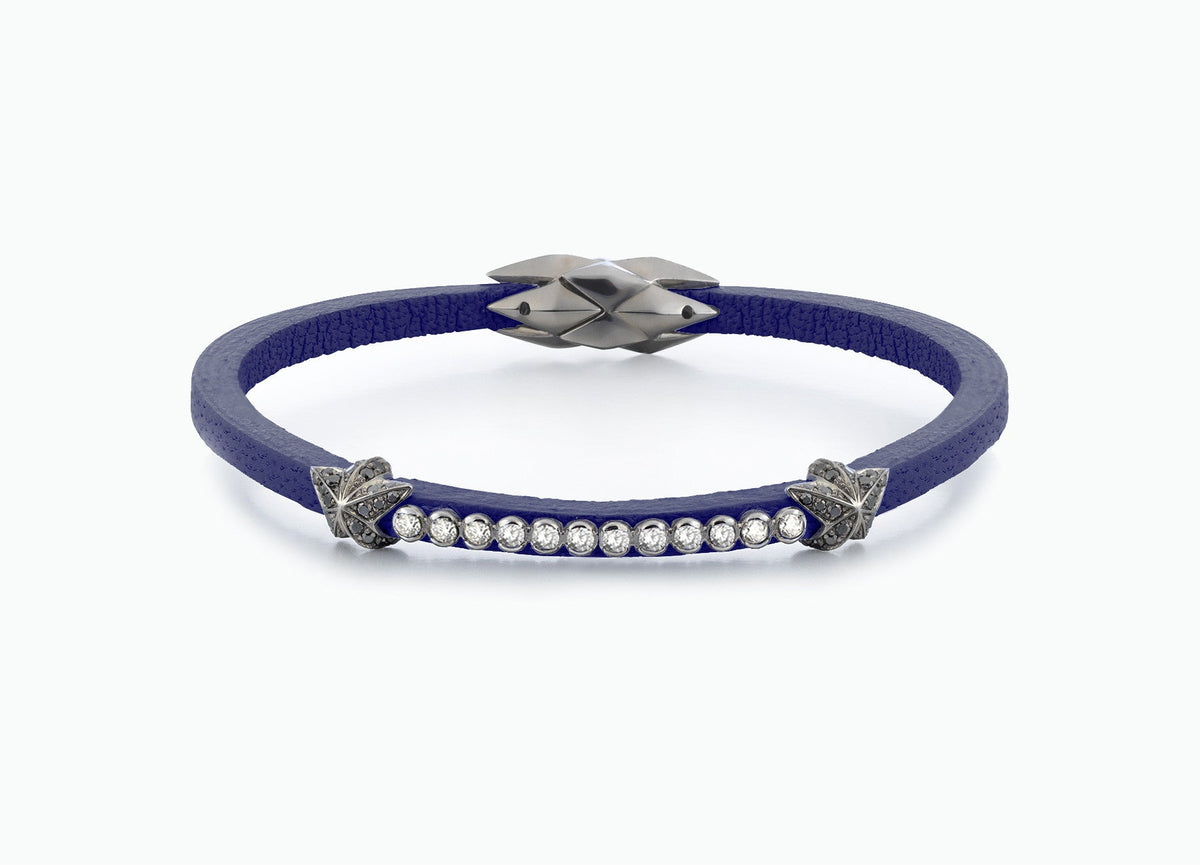 WRAP BRACELETS CITY COBALT BLUE SINGLE WRAP